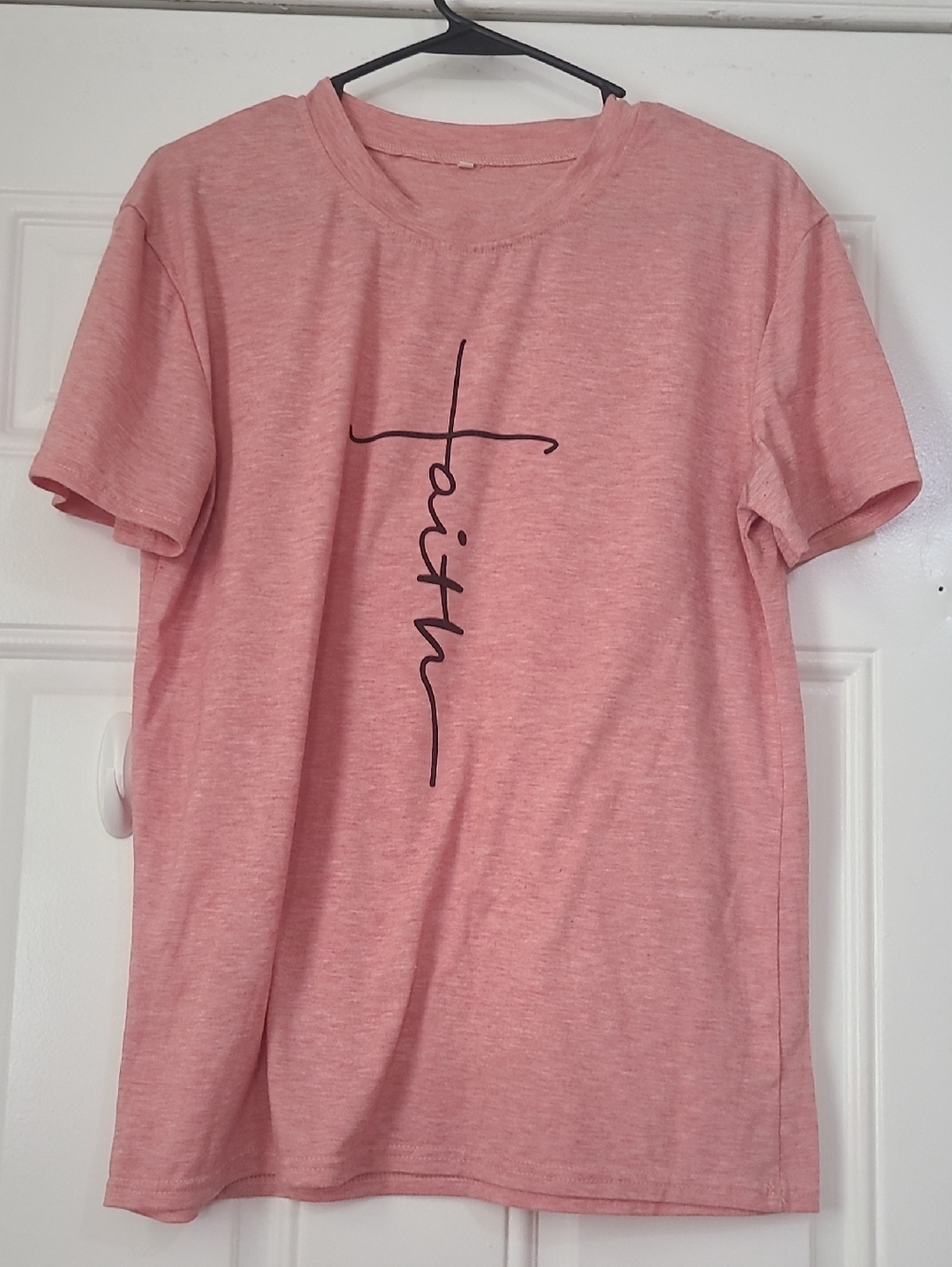 Faith Graphic Tee - Pink